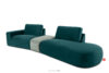 ZUCCO Sofa modułowa organic welur morski/miętowy morski/miętowy - zdjęcie 3