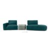 ZUCCO Sofa modułowa organic welur morski/miętowy morski/miętowy - zdjęcie 5