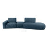 ZUCCO Sofa modułowa organic boucle ciemny niebieski ciemny niebieski - zdjęcie 1