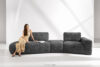 ZUCCO Sofa boucle modułowa grafitowy grafitowy - zdjęcie 15