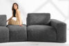 ZUCCO Sofa boucle modułowa grafitowy grafitowy - zdjęcie 13