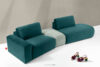 ZUCCO Sofa modułowa organic welur morski/miętowy morski/miętowy - zdjęcie 18