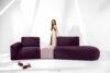 ZUCCO Sofa modułowa organic welur fioletowy/różowy fioletowy/różowy - zdjęcie 17