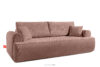 MESSO Sofa shaggy trzyosobowa rozkładana różowy różowy - zdjęcie 3