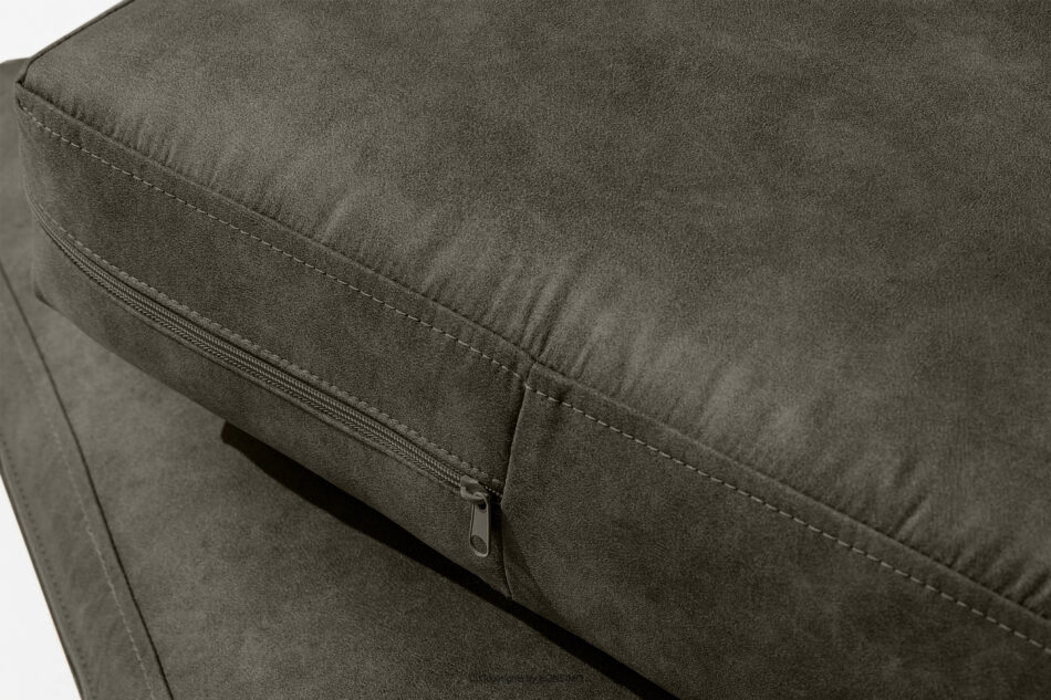 GRAVO Klasyczna sofa trzyosobowa chesterfield w ekoskórze grafitowy grafitowy - zdjęcie 8