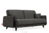 GUSTAVO III Sofa rozkładana welur w stylu elegant antracytowy antracytowy - zdjęcie 3