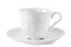 ROCOCO MARIA Filiżanka do kawy z porcelany biały 100ml biały - zdjęcie 5