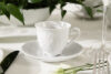ROCOCO MARIA Filiżanka do kawy z porcelany biały 100ml biały - zdjęcie 2
