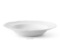 Talerz głęboki klasyczny z porcelany biały