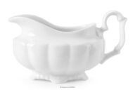 Sosjerka klasyczna z porcelany biały