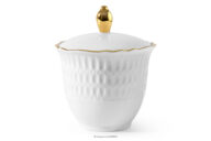 Cukiernica z porcelany biała