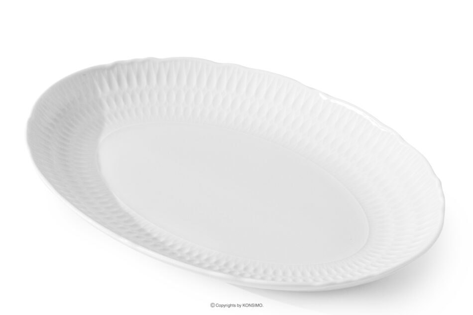 SOFIA Półmisek z porcelany biały biały - zdjęcie 2
