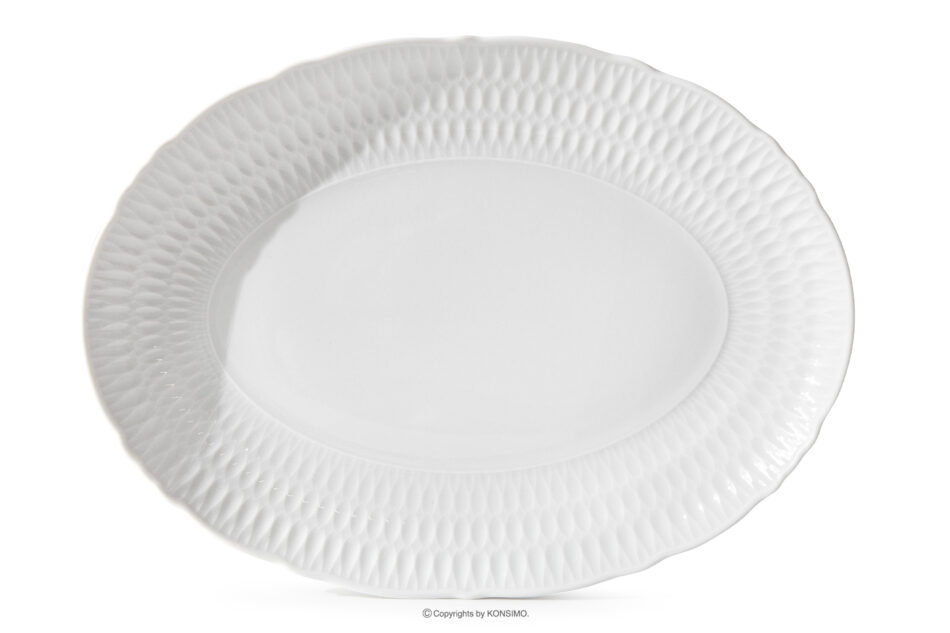 SOFIA Półmisek z porcelany biały biały - zdjęcie 3