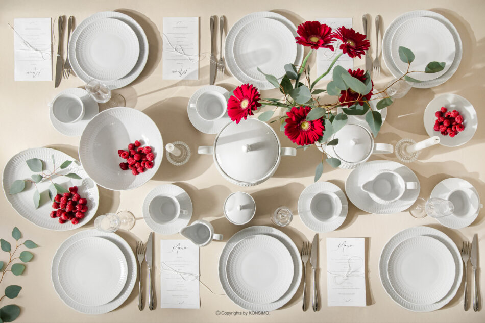SOFIA Półmisek z porcelany biały biały - zdjęcie 7