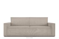 Sofa 3 rozkładana sztruks beżowa