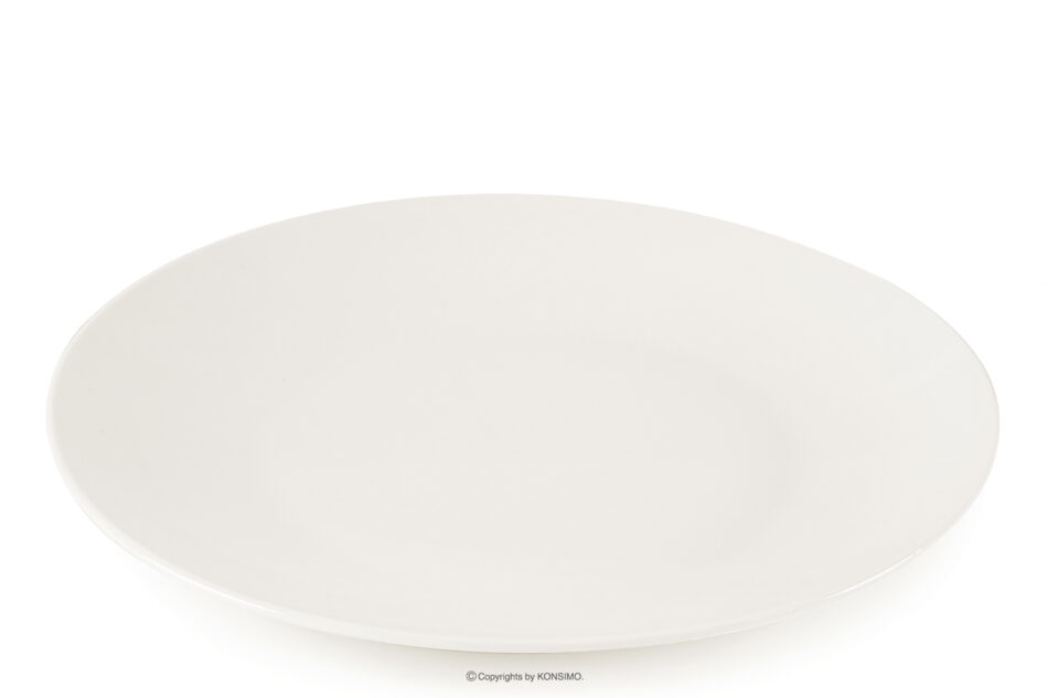 AD BELLA Zestaw obiadowy twarda porcelana 6 os. (24 el.) ecru ecru - zdjęcie 2