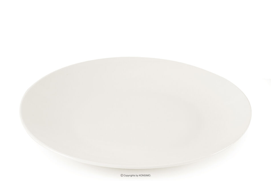 AD BELLA Zestaw obiadowy twarda porcelana 6 os. (24 el.) ecru ecru - zdjęcie 4