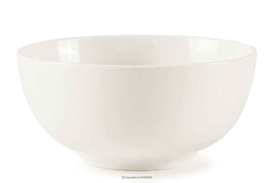AD BELLA Zestaw obiadowy twarda porcelana 6 os. (24 el.) ecru ecru - zdjęcie 8