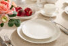 AD BELLA Zestaw obiadowy twarda porcelana 6 os. (24 el.) ecru ecru - zdjęcie 12