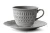 SOFIA KSIĘŻYCOWA Filiżanka z porcelany szary szary - zdjęcie 4