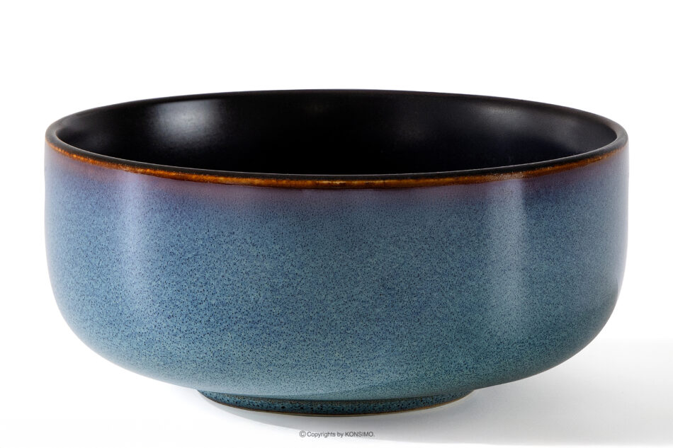 BALI Miska 6 szt. niebieski/czarny mat niebieski/czarny mat - zdjęcie 2