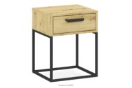 Nowoczesny stolik nocny z szufladą dąb artisan