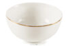 AD BELLA Miska twarda porcelana ecru/złoty 6 szt. ecru/złoty - zdjęcie 4