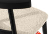 LILIO Krzesło vintage boucle jasny beżowy/czarny 2 szt. jasny beżowy/czarny - zdjęcie 8