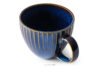AD STRIPES Filiżanka duża porcelana reaktywna granatowy granatowy - zdjęcie 3