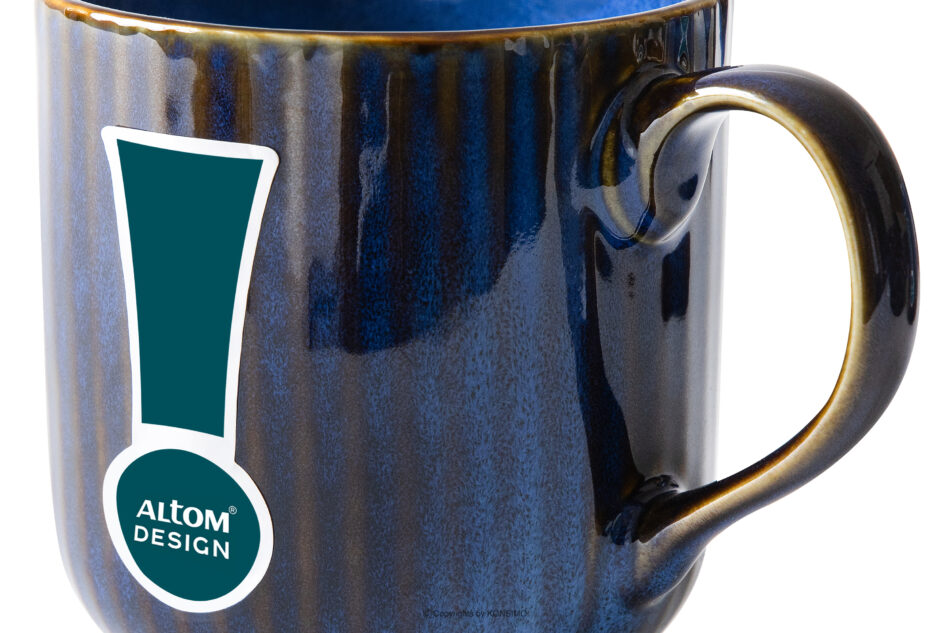 AD STRIPES Kubek porcelana reaktywna granatowy granatowy - zdjęcie 4