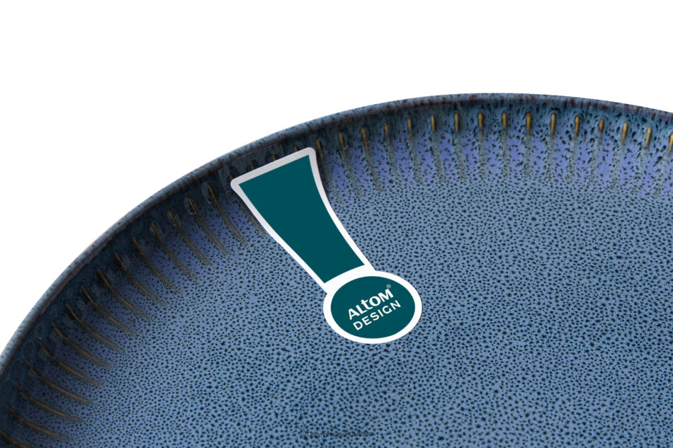 AD STRIPES Talerz obiadowy 6 szt. porcelana reaktywna granatowy granatowy - zdjęcie 6