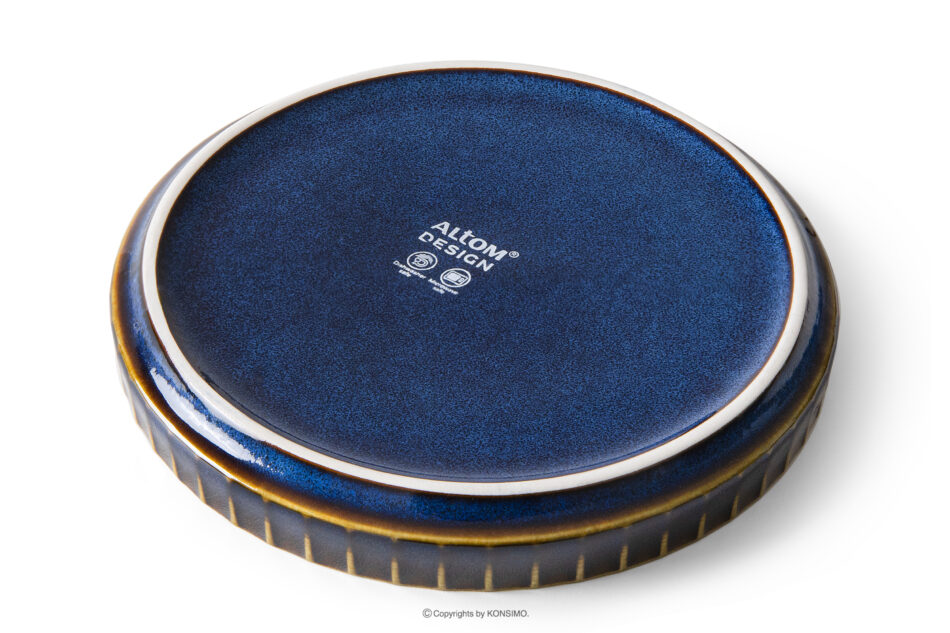 AD STRIPES Zestaw herbaciany 6 os. (18 el.) porcelana reaktywna granatowy granatowy - zdjęcie 7