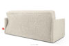 LIRIS Miękka sofa rozkładana tkanina szenil jasny beżowy jasny beżowy - zdjęcie 4