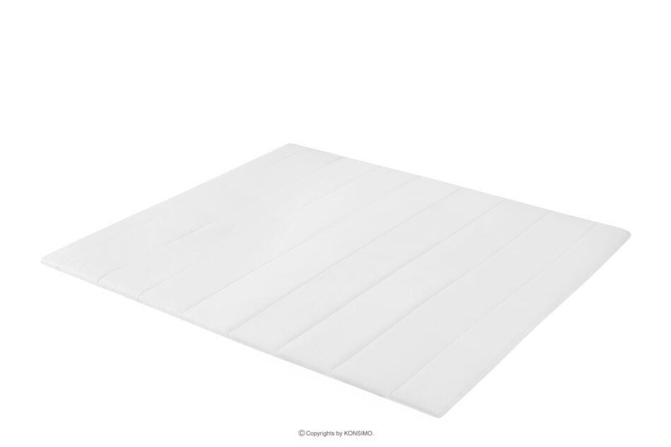 ARDEA Łóżko kontynentalne zz materacem i toperem 160 cm welur antracytowy antracytowy - zdjęcie 8
