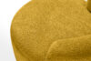 VIRA Fotel obrotowy tkanina szenil żółty żółty - zdjęcie 8