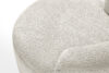 VIRA Fotel obrotowy tkanina szenil biały biały - zdjęcie 8