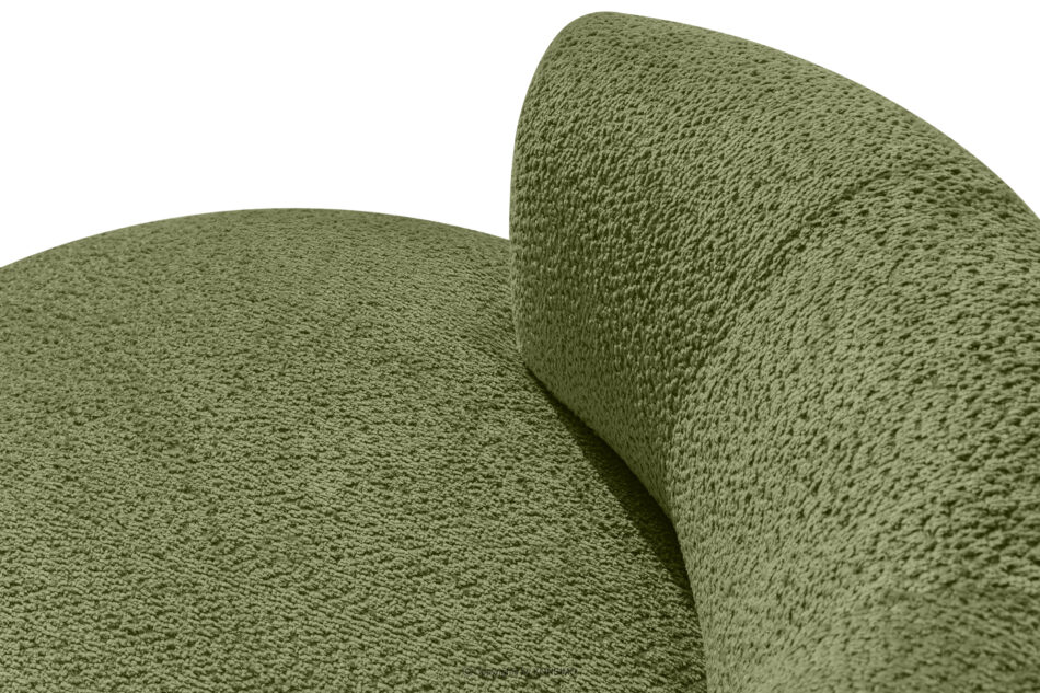 VIRA Fotel obrotowy tkanina szenil oliwkowy oliwkowy - zdjęcie 6
