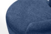VIRA Fotel obrotowy tkanina szenil niebieski niebieski - zdjęcie 8