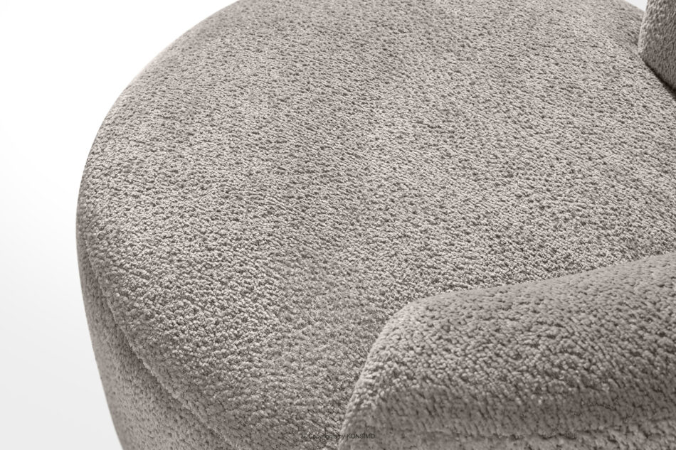 VIRA Fotel obrotowy tkanina szenil chłodny brązowy chłodny brązowy - zdjęcie 7