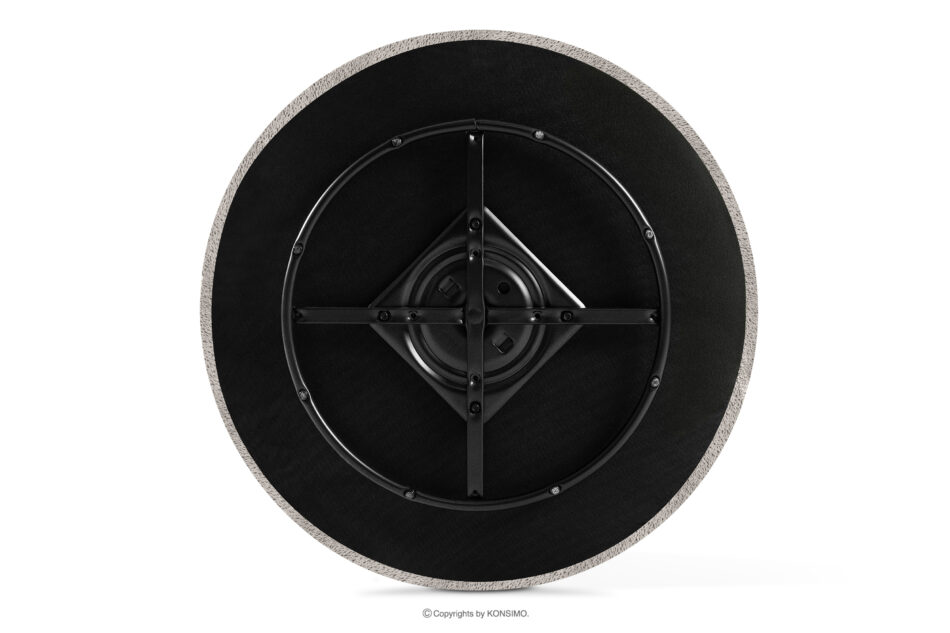 VIRA Fotel obrotowy tkanina szenil chłodny brązowy chłodny brązowy - zdjęcie 10