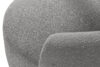 VIRA Fotel obrotowy boucle japandi szary szary - zdjęcie 8