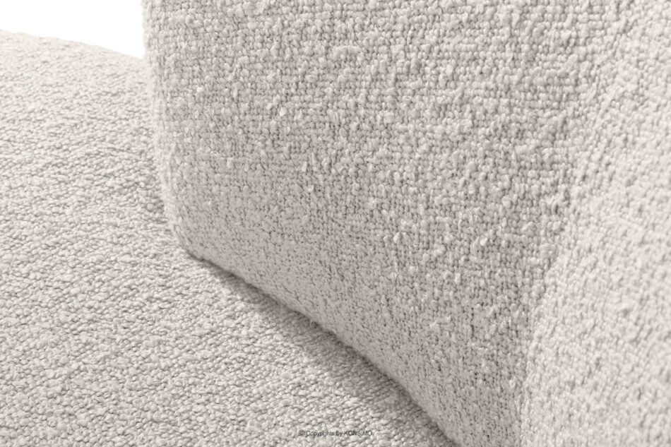 VIRA Fotel obrotowy boucle japandi biały biały - zdjęcie 9