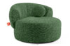 VIRA Fotel japandi boucle zielony zielony - zdjęcie 3