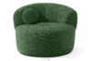 VIRA Fotel japandi boucle zielony zielony - zdjęcie 6