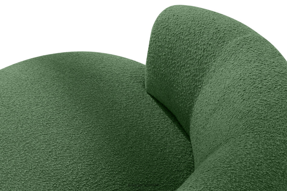 VIRA Fotel japandi boucle zielony zielony - zdjęcie 6