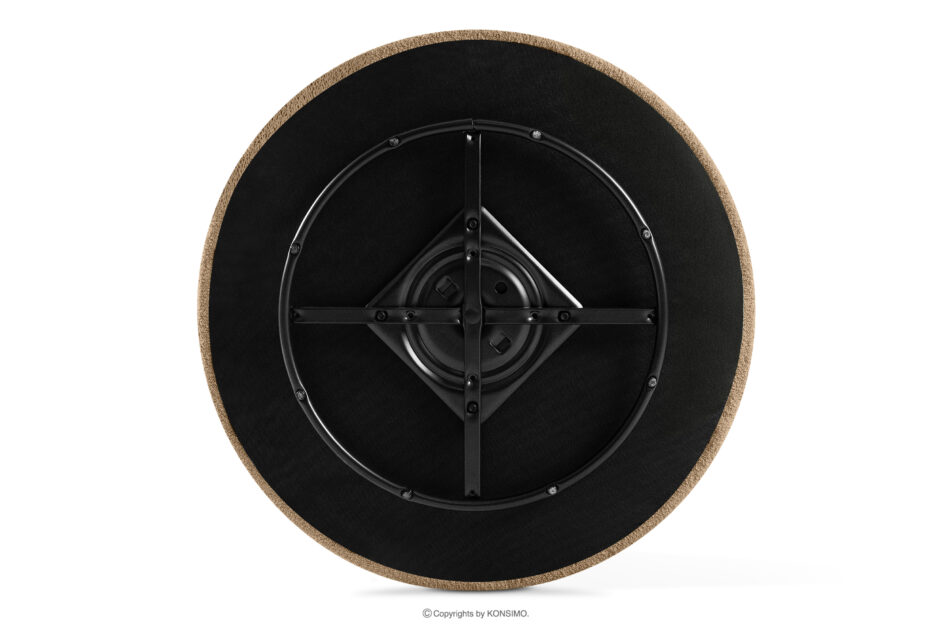 VIRA Fotel japandi boucle ciemny beżowy ciemny beżowy - zdjęcie 10