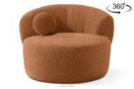 Fotel japandi boucle rudy