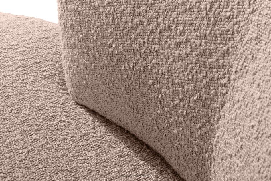 VIRA Fotel obrotowy boucle japandi różowy różowy - zdjęcie 9