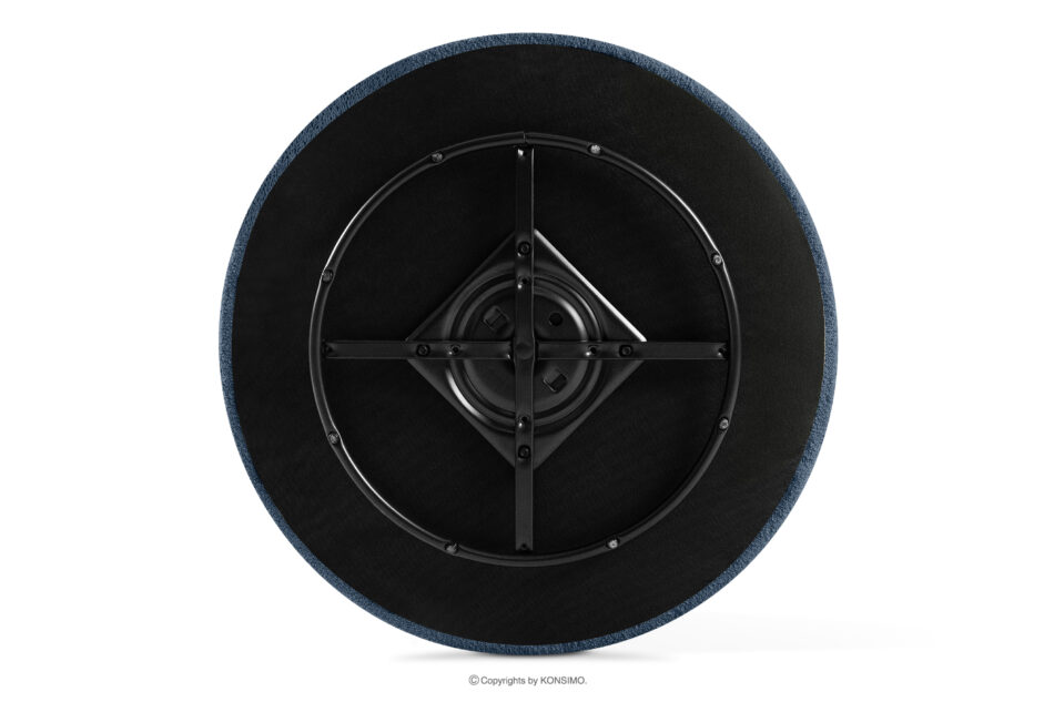 VIRA Fotel japandi boucle granatowy granatowy - zdjęcie 10