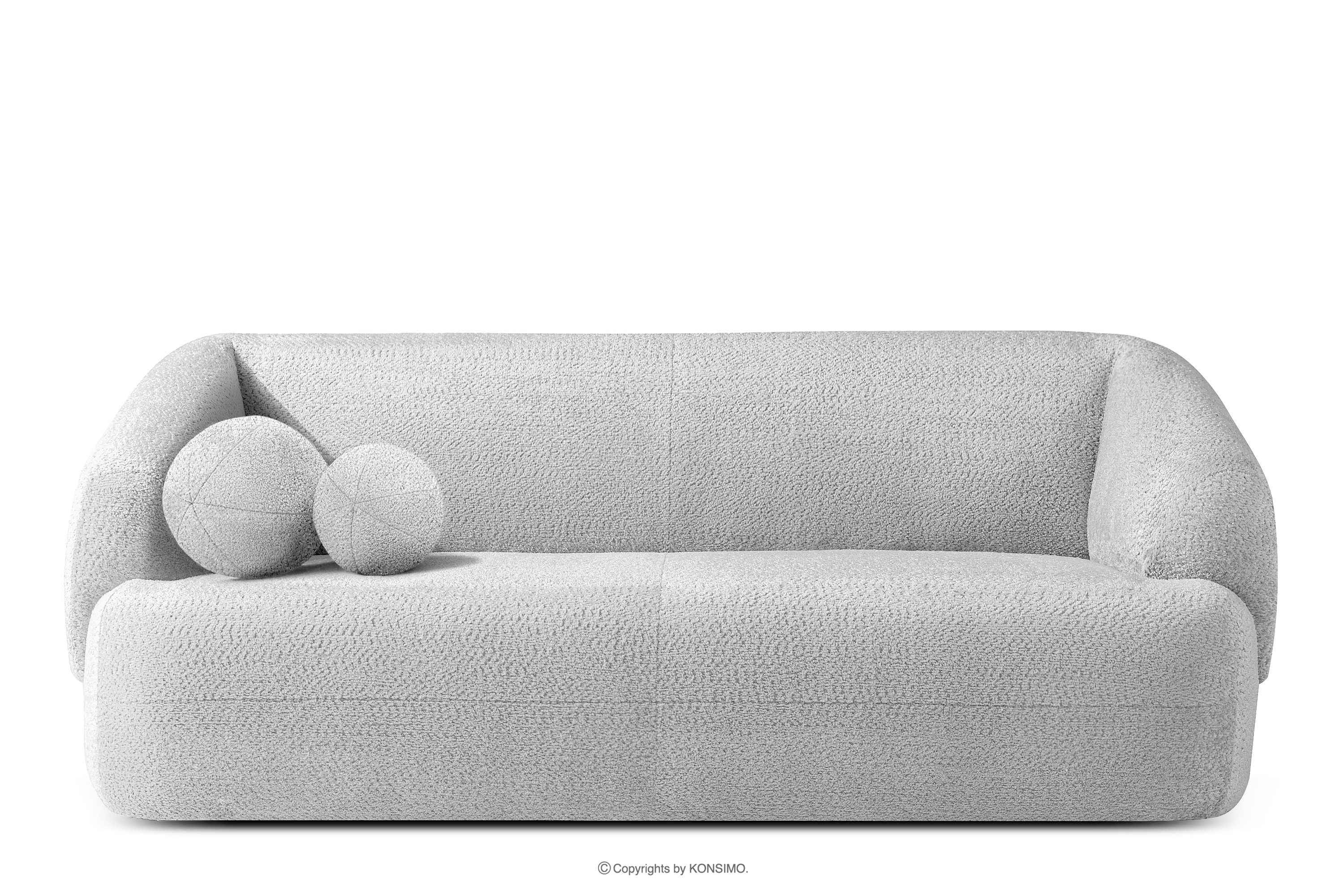 Sofa do salonu tkanina szenil szary